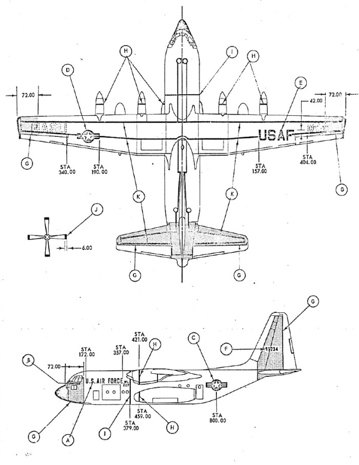 C-130 Hercules Early Marking Specification