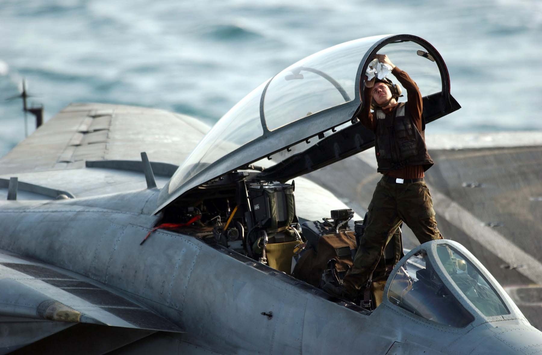 Grumman F-14D Tomcat US Navy Archives Image 060202-n-7241l-001