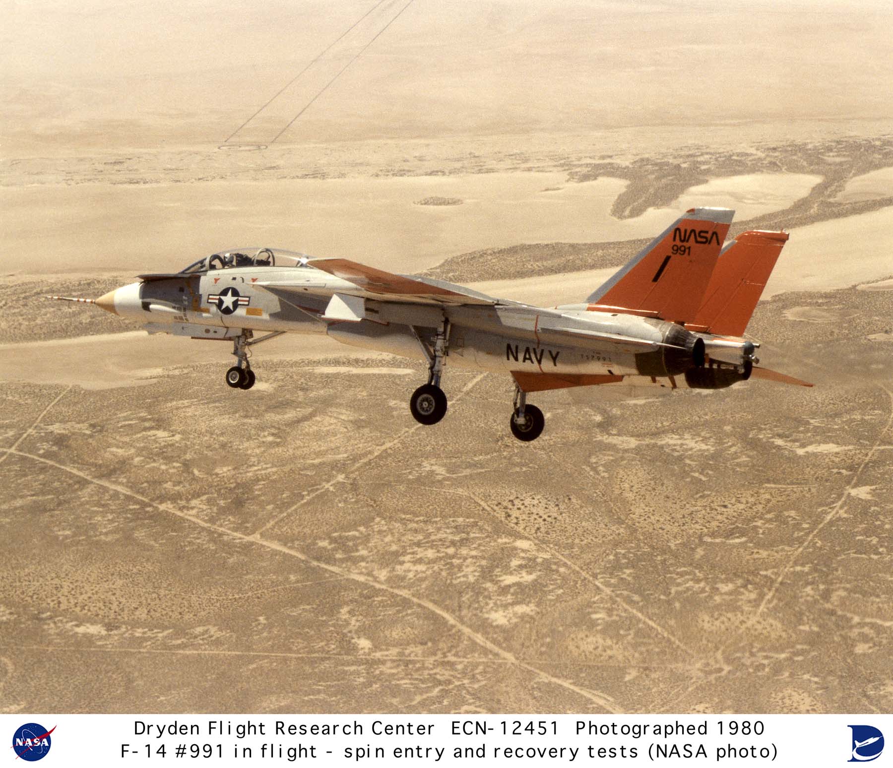 Grumman F-14A Tomcat US Navy Archives Image ecn-12451