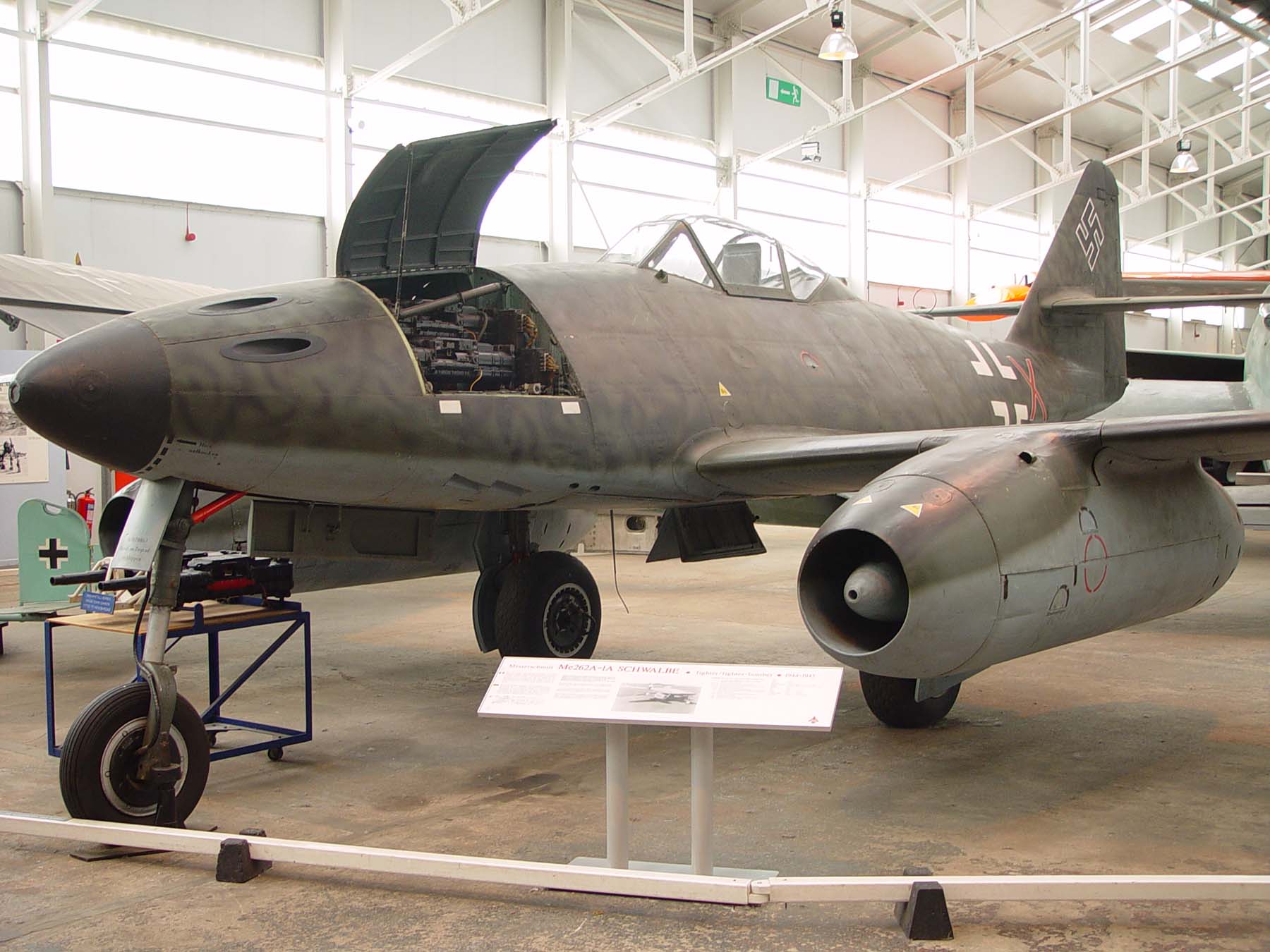 Me 262A-1a Schwalbe at the RAF Museum at Cosford Photo Walk Around Image