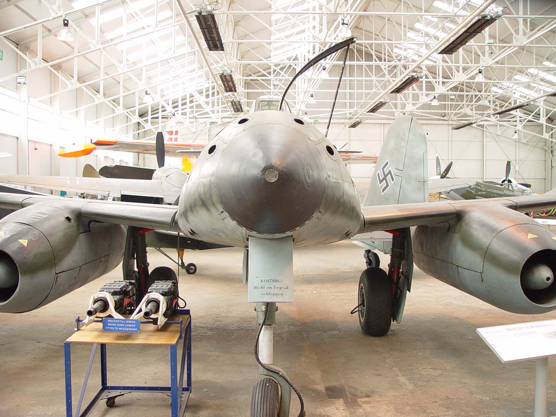 Me 262A-1a Schwalbe at the RAF Museum at Cosford Photo Walk Around Image