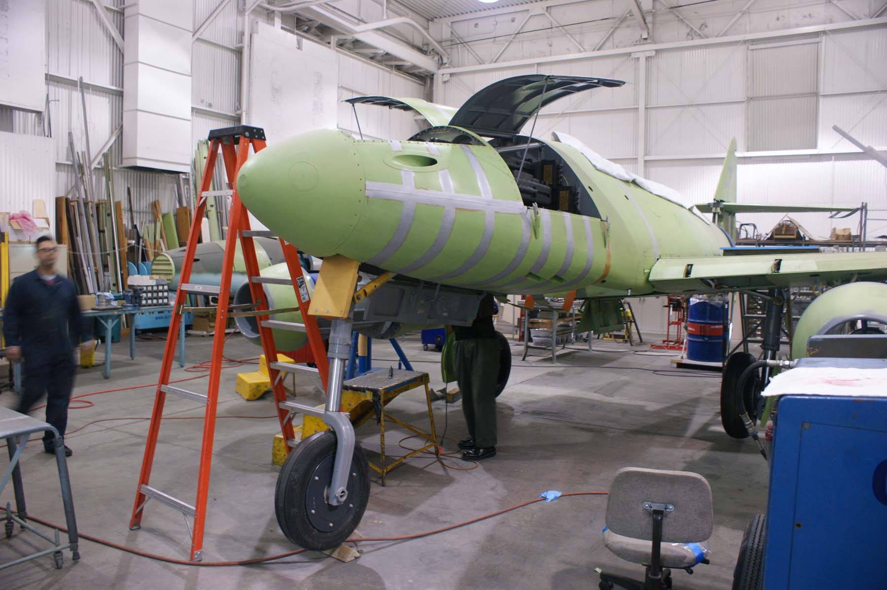 Me 262A-1c Schwalbe Construction Photo Walk Around Image
