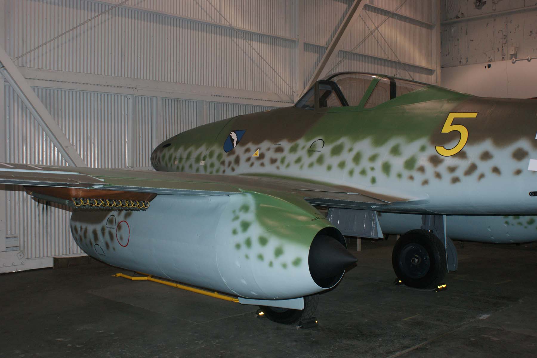 Me 262A-1c Schwalbe Yellow 5 Photo Walk Around Image
