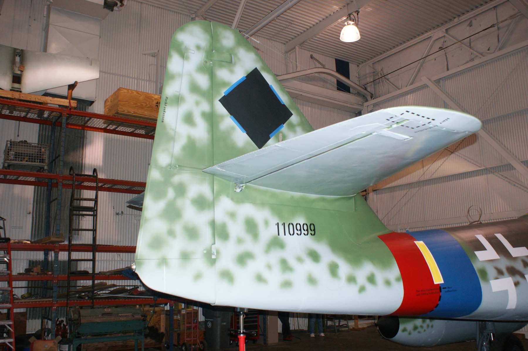 Me 262A-1c Schwalbe Yellow 5 Photo Walk Around Image
