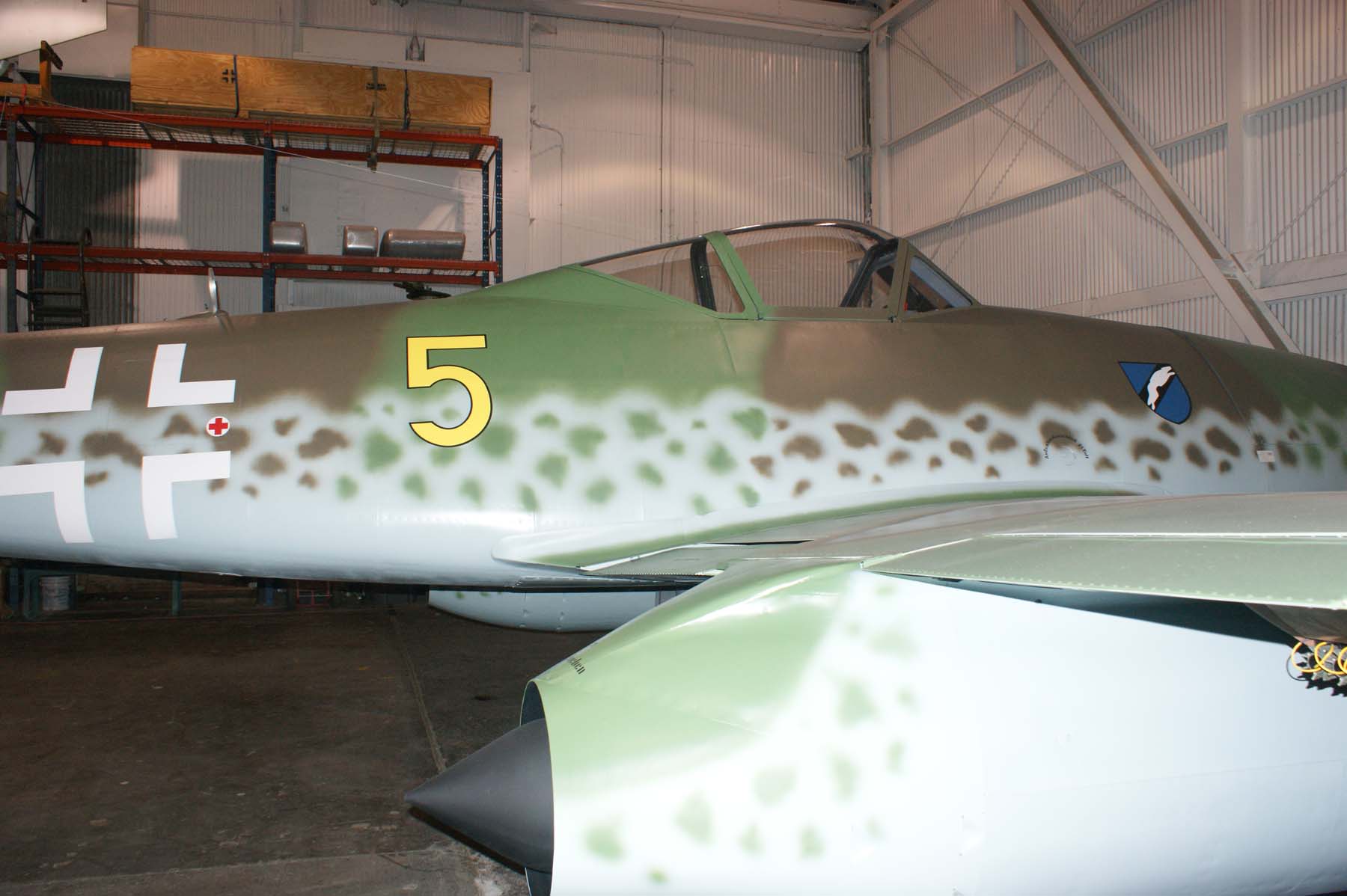 Me 262A-1c Schwalbe Yellow 5 Photo Walk Around Image