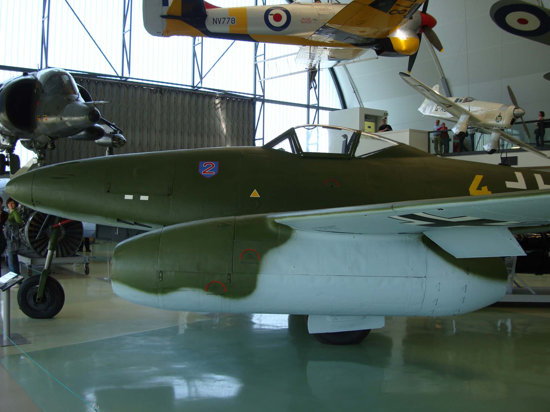 Me 262A-1a Schwalbe at the RAF Museum at Hendon Photo Walk Around Image