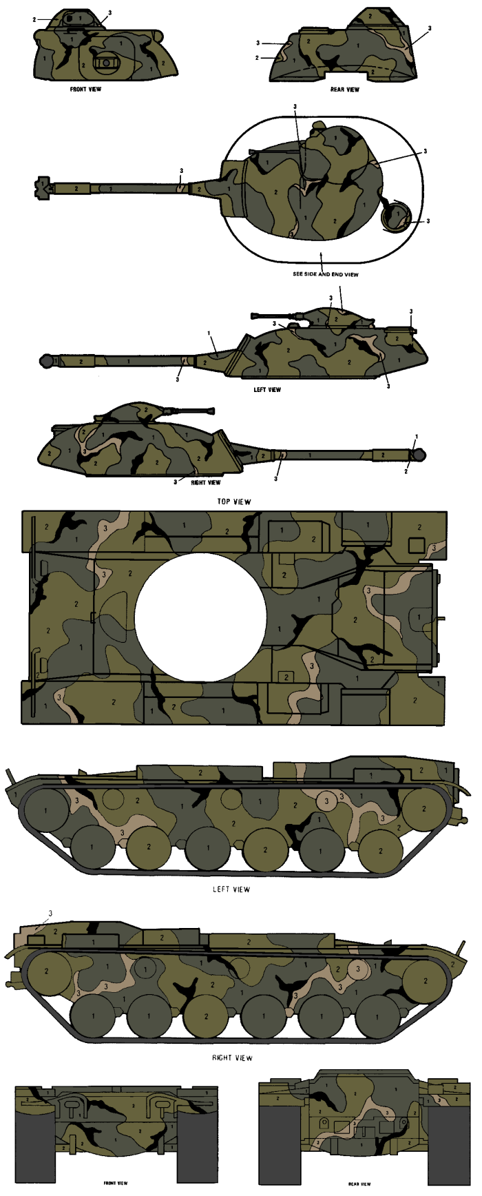 M48 Patton MERDC Summer Verdant