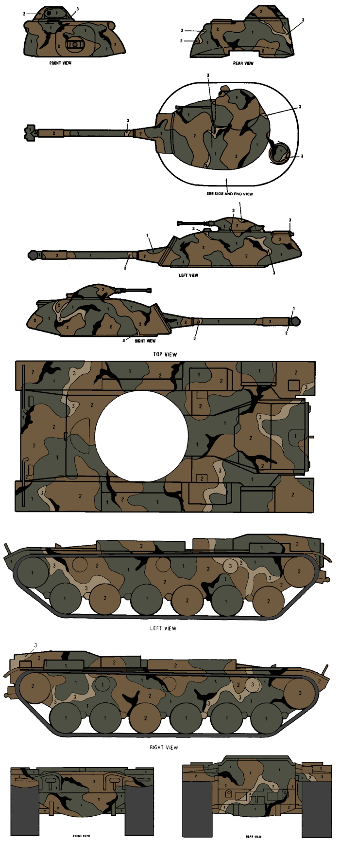 M48 Patton MERDC Winter Verdant