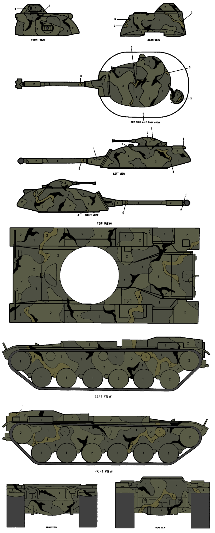 M48 Patton MERDC Tropical Verdant