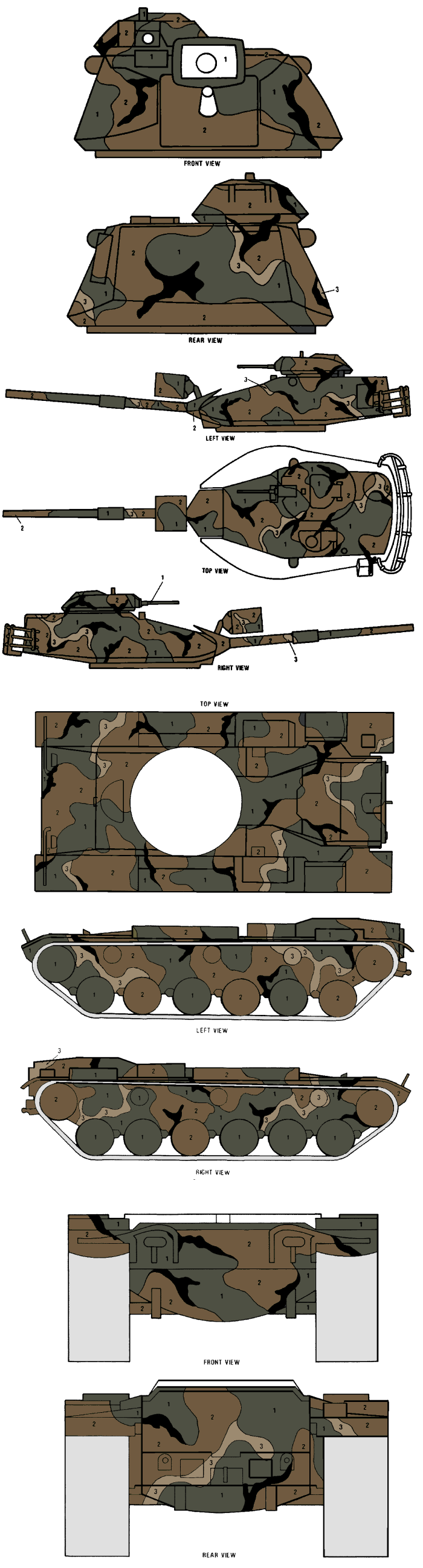 M60A1/M60A3 MERDC Winter Verdant