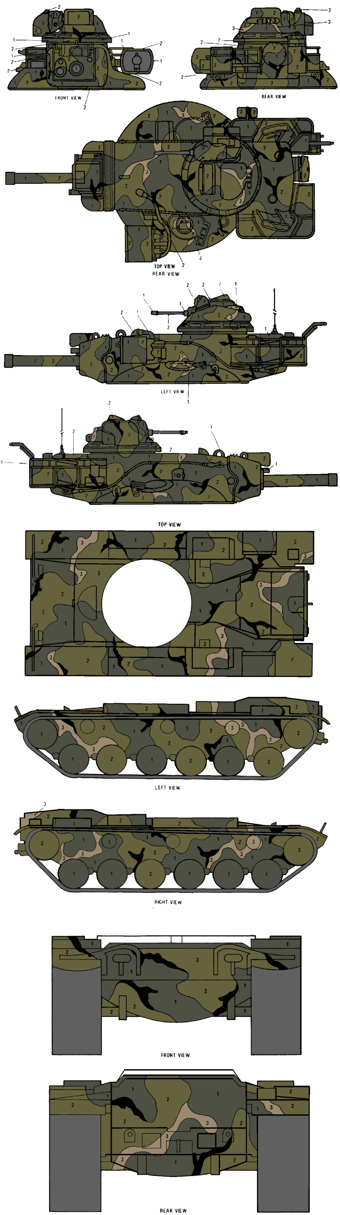 M60A2 Starship MERDC Summer Verdant