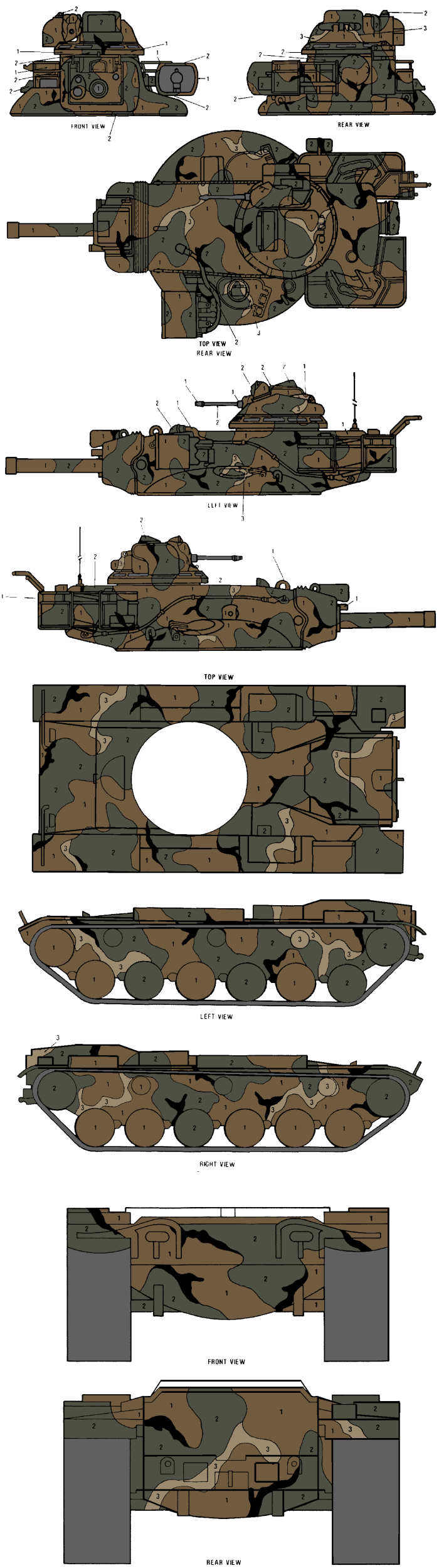 M60A2 Starship MERDC Winter Verdant