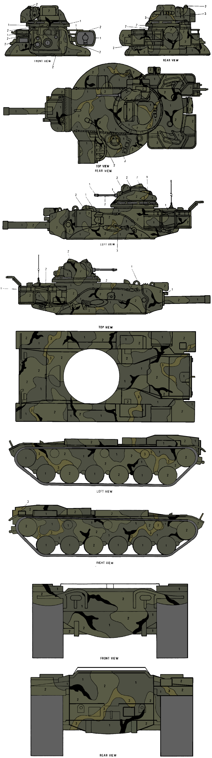 M60A2 Starship MERDC Tropical Verdant