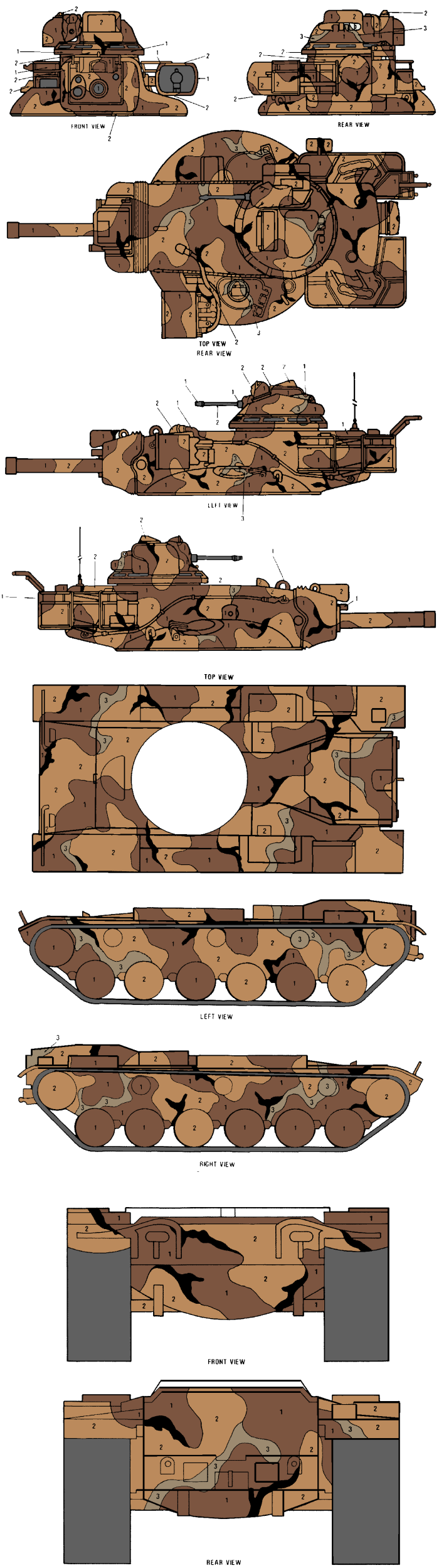 M60A2 Starship MERDC Red Desert
