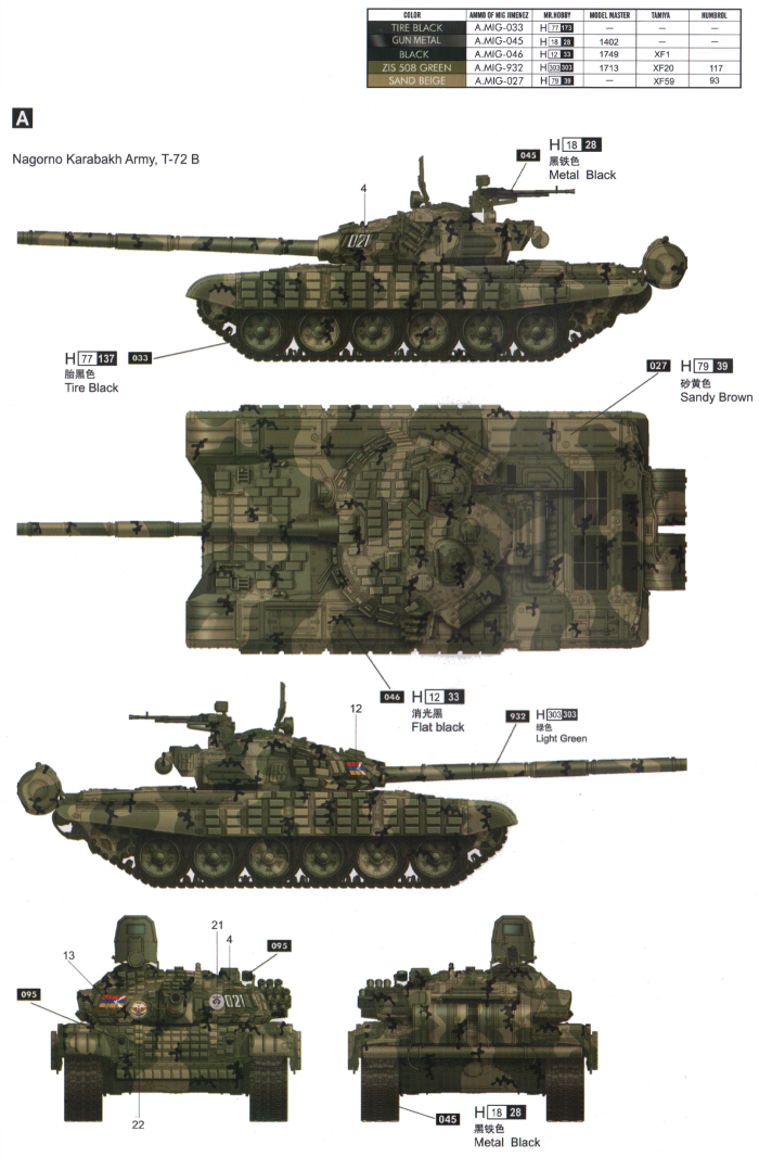 T-72B Nagorno Karabakh Camouflage