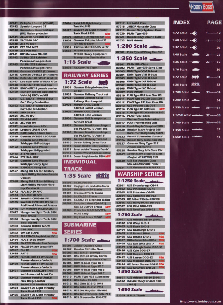 HobbyBoss 2013/2014 Catalog Page 43