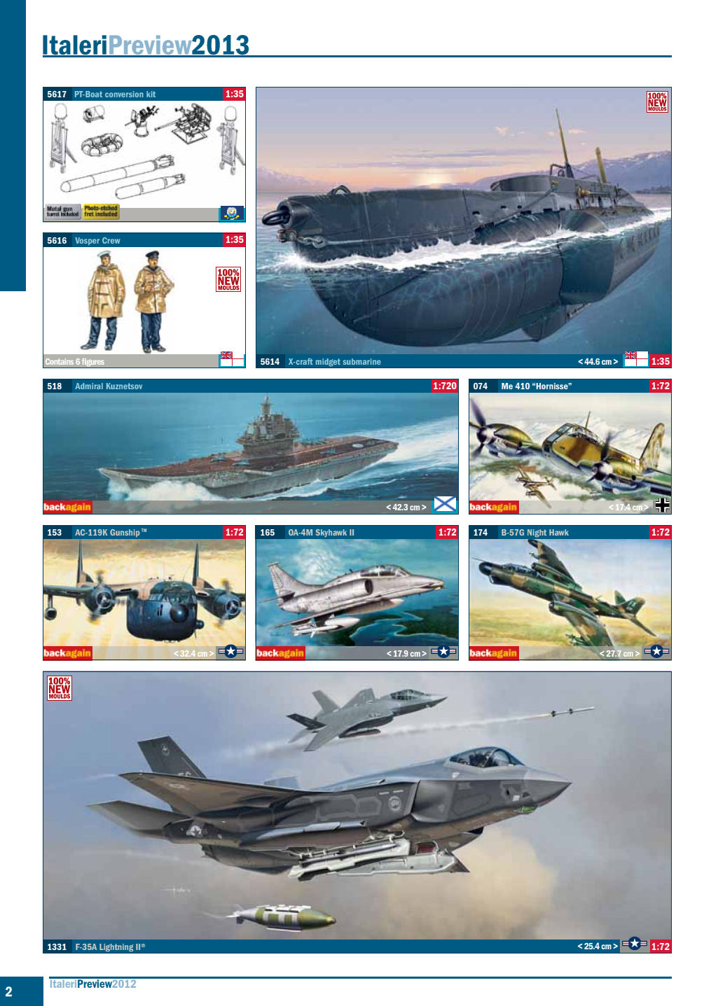Italeri 2013 Catalog Page 2