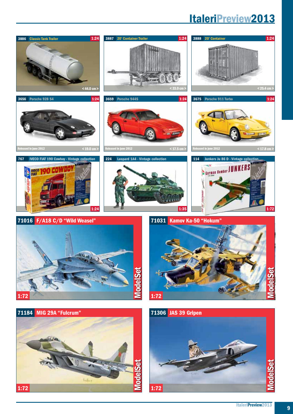 Italeri 2013 Catalog Page 9