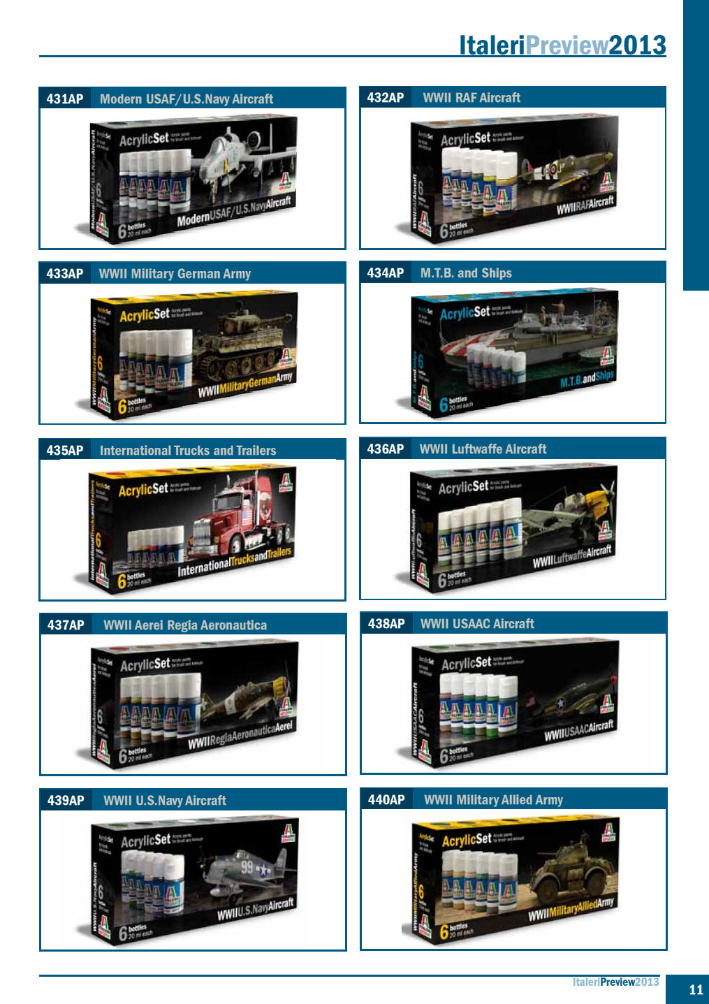 Italeri 2013 Catalog Page 11