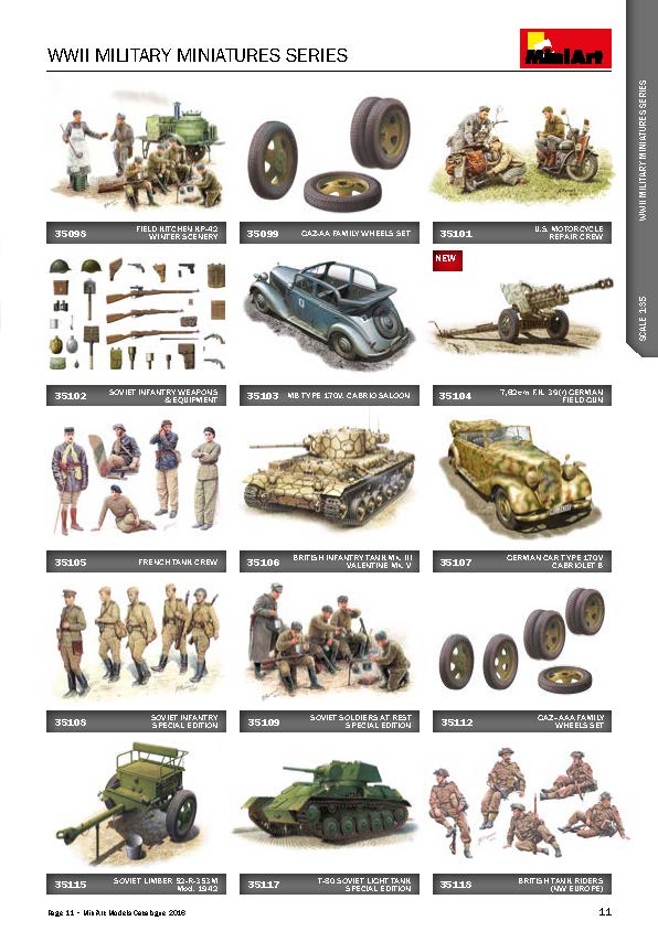MiniArt 2016 Catalog Page 11
