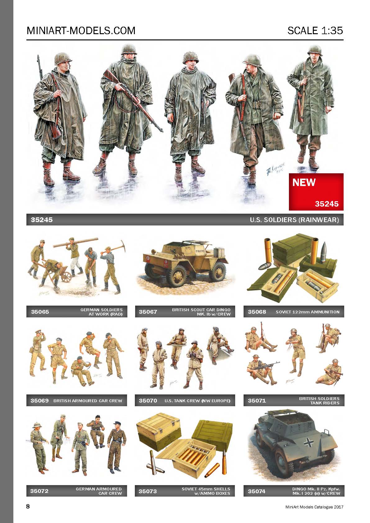 MiniArt 2017 Catalog Page 8