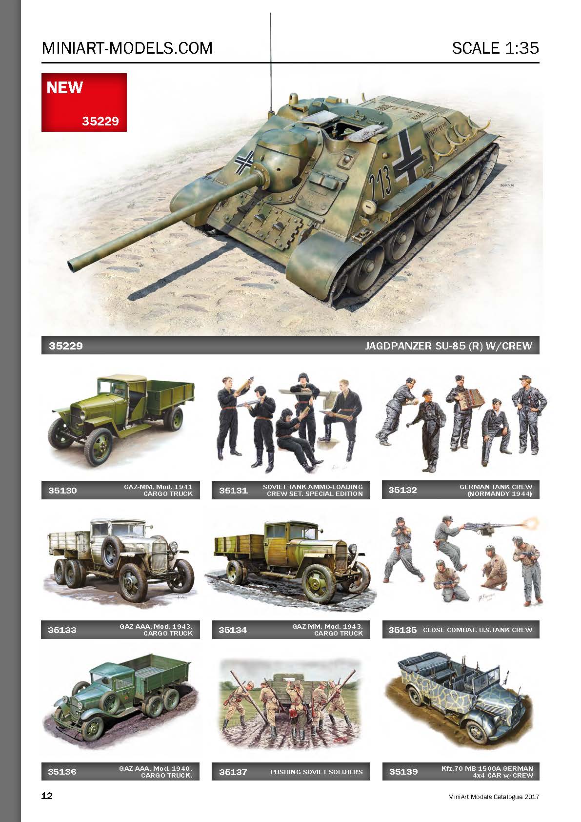 MiniArt 2017 Catalog Page 12
