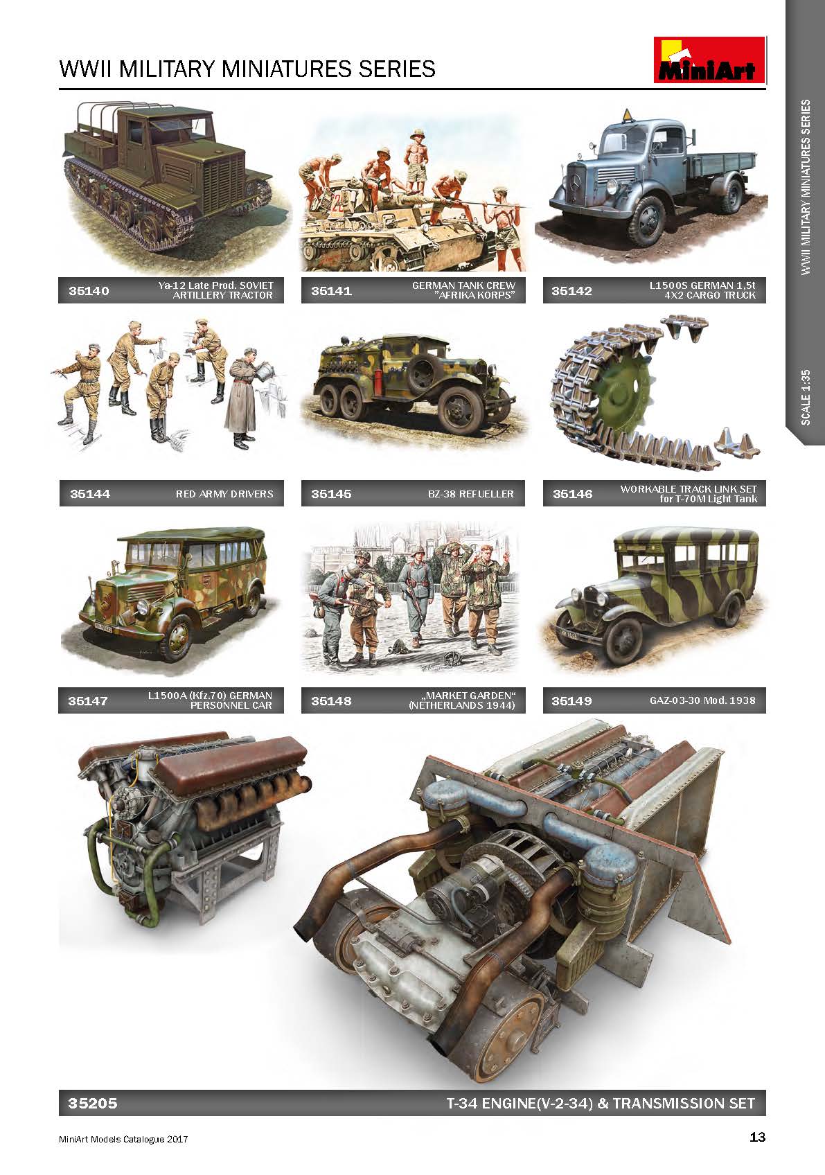 MiniArt 2017 Catalog Page 13