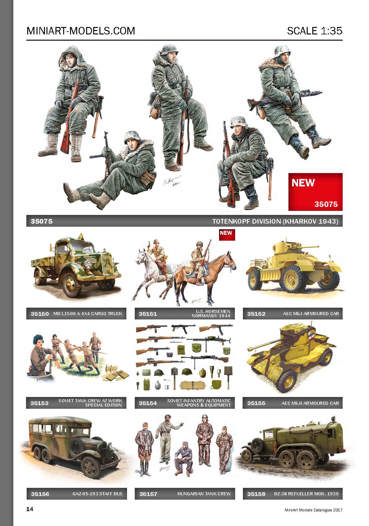 MiniArt 2017 Catalog Page 14