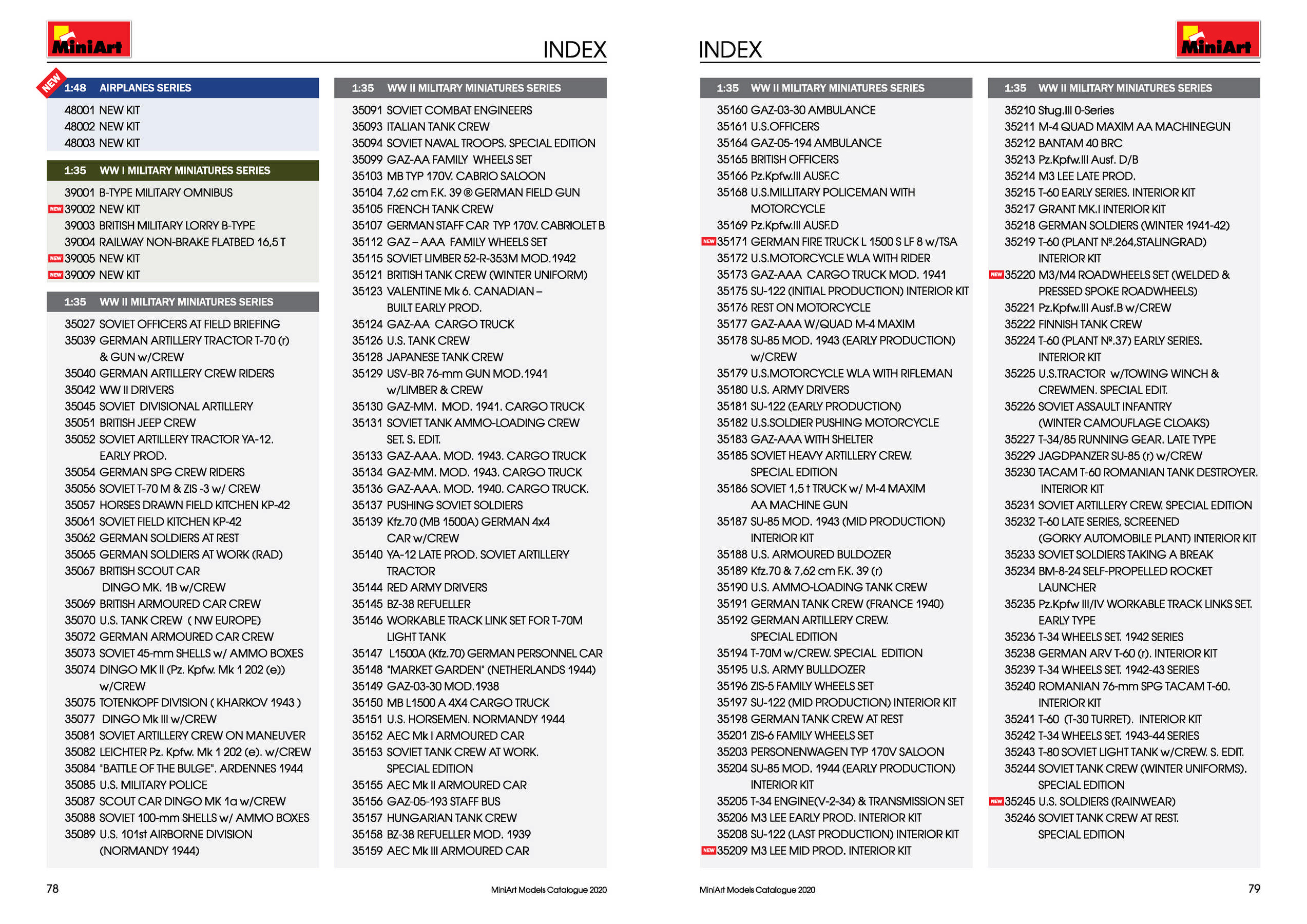 MiniArt 2020 Catalog Page 40