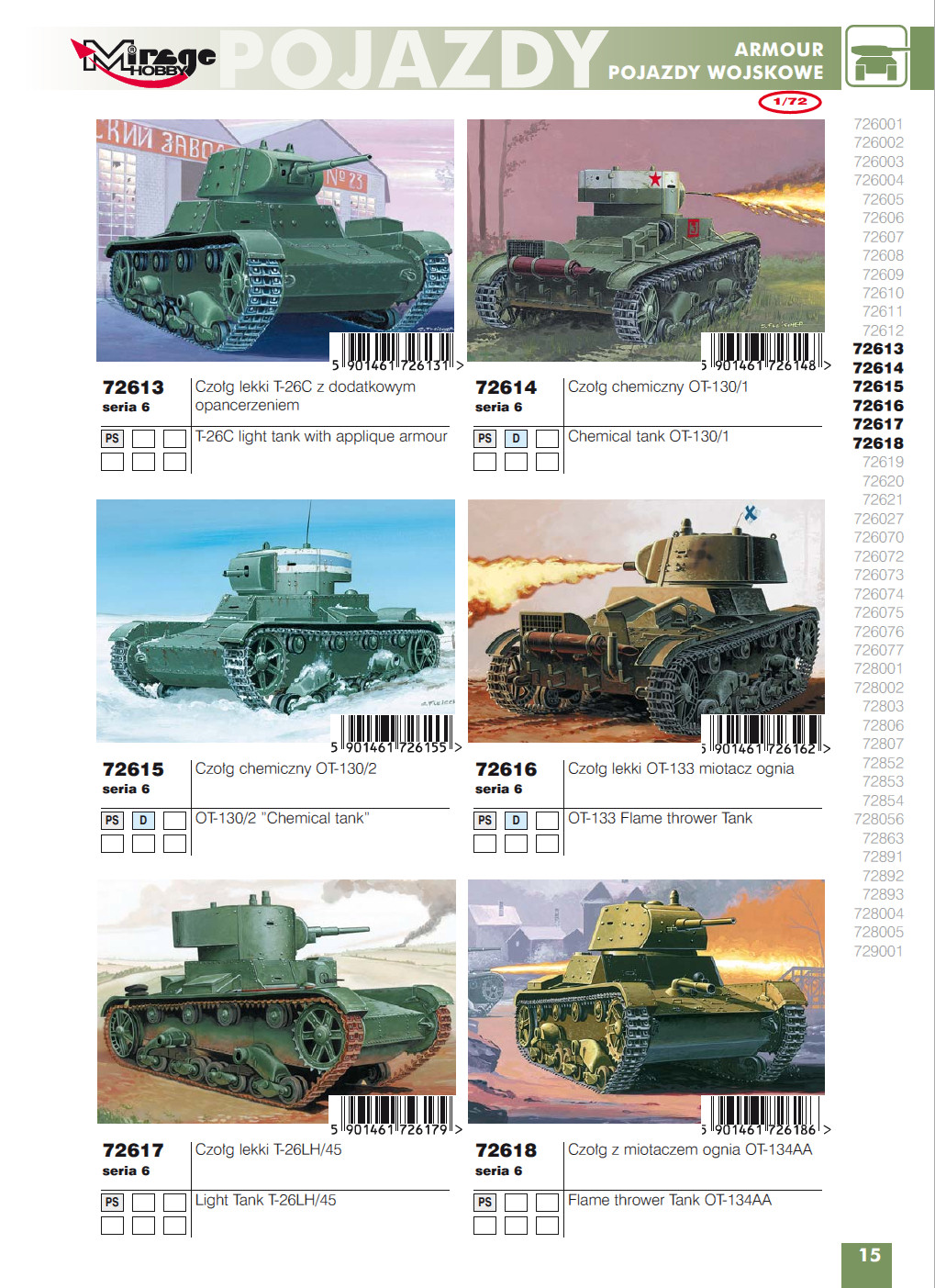 Mirage Hobby 2014 Catalog Page 17