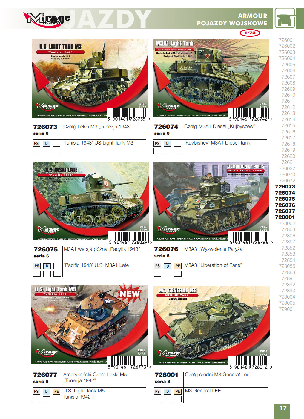 Mirage Hobby 2014 Catalog Page 19