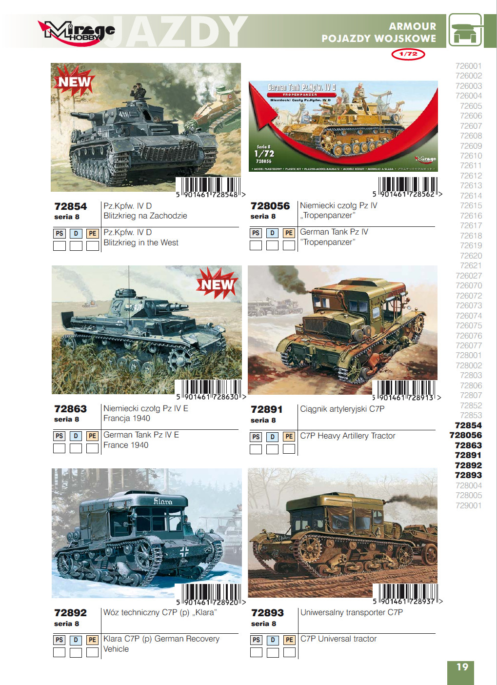 Mirage Hobby 2014 Catalog Page 21