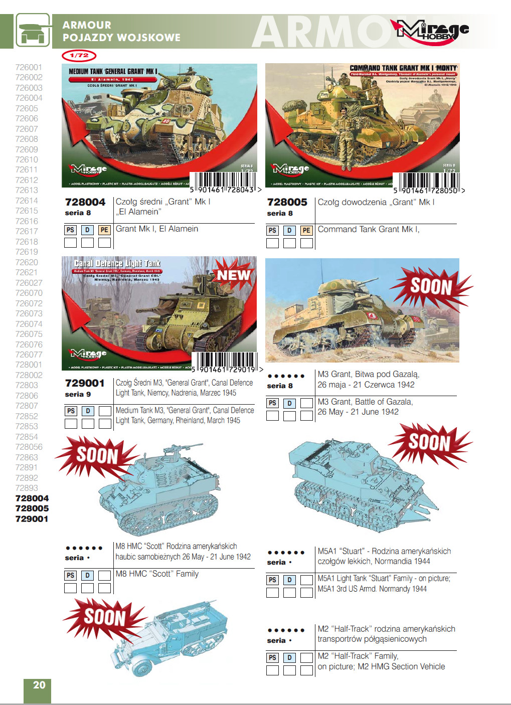 Mirage Hobby 2014 Catalog Page 22