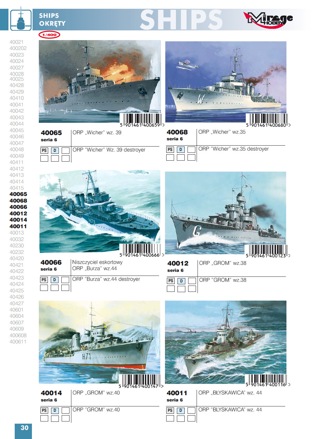 Mirage Hobby 2014 Catalog Page 32