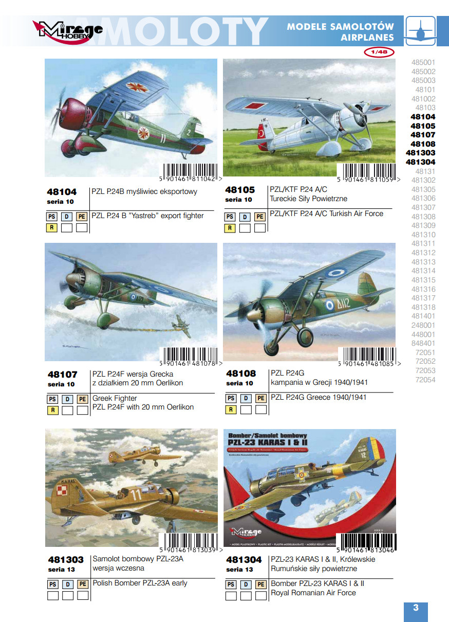 Mirage Hobby 2015 Catalog Page 5