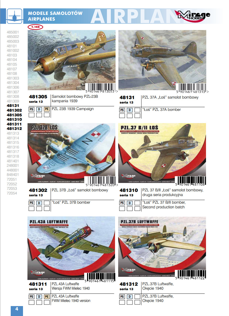 Mirage Hobby 2015 Catalog Page 6