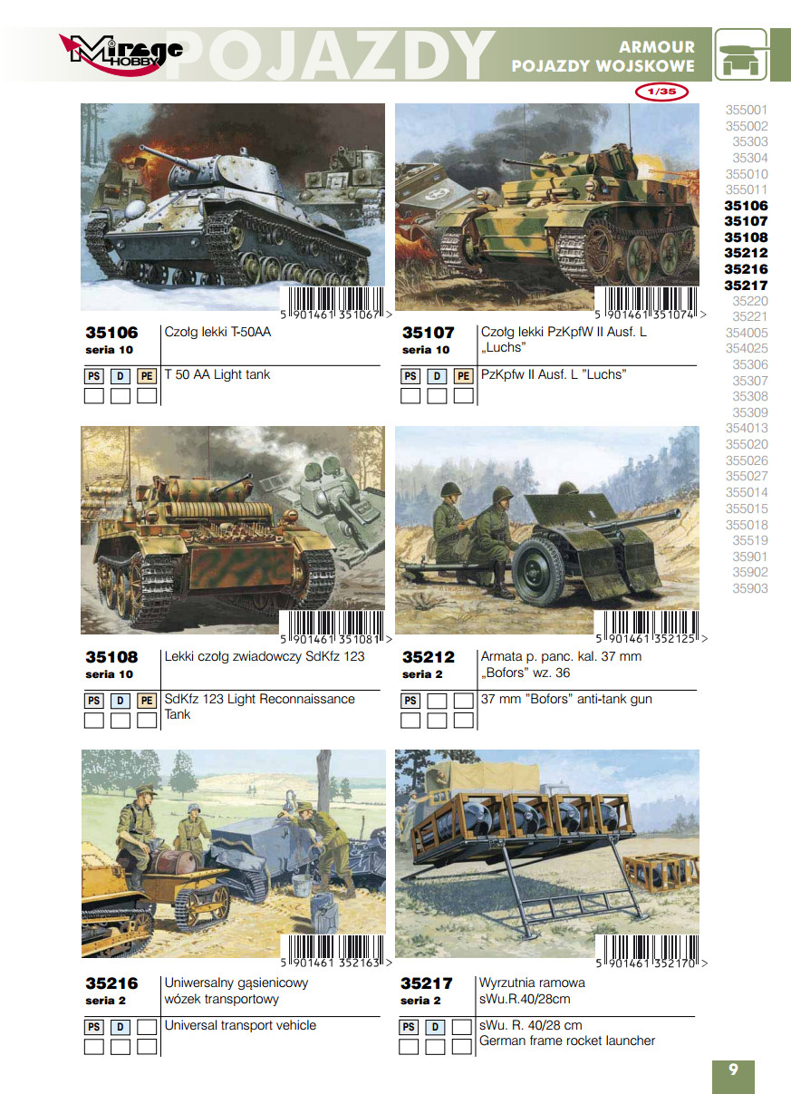 Mirage Hobby 2015 Catalog Page 11