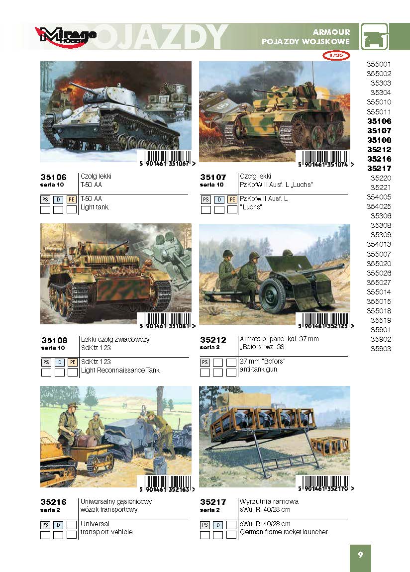 Mirage Hobby 2016 Catalog Page 12