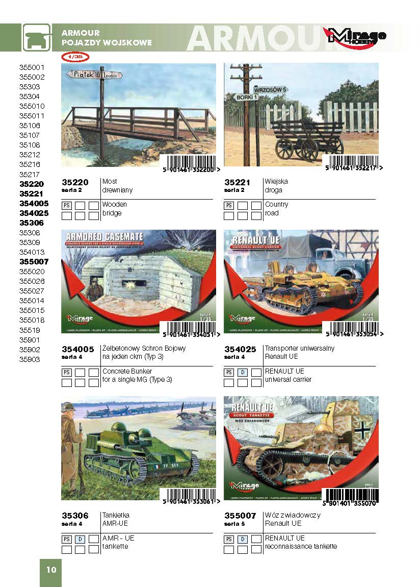 Mirage Hobby 2016 Catalog Page 13
