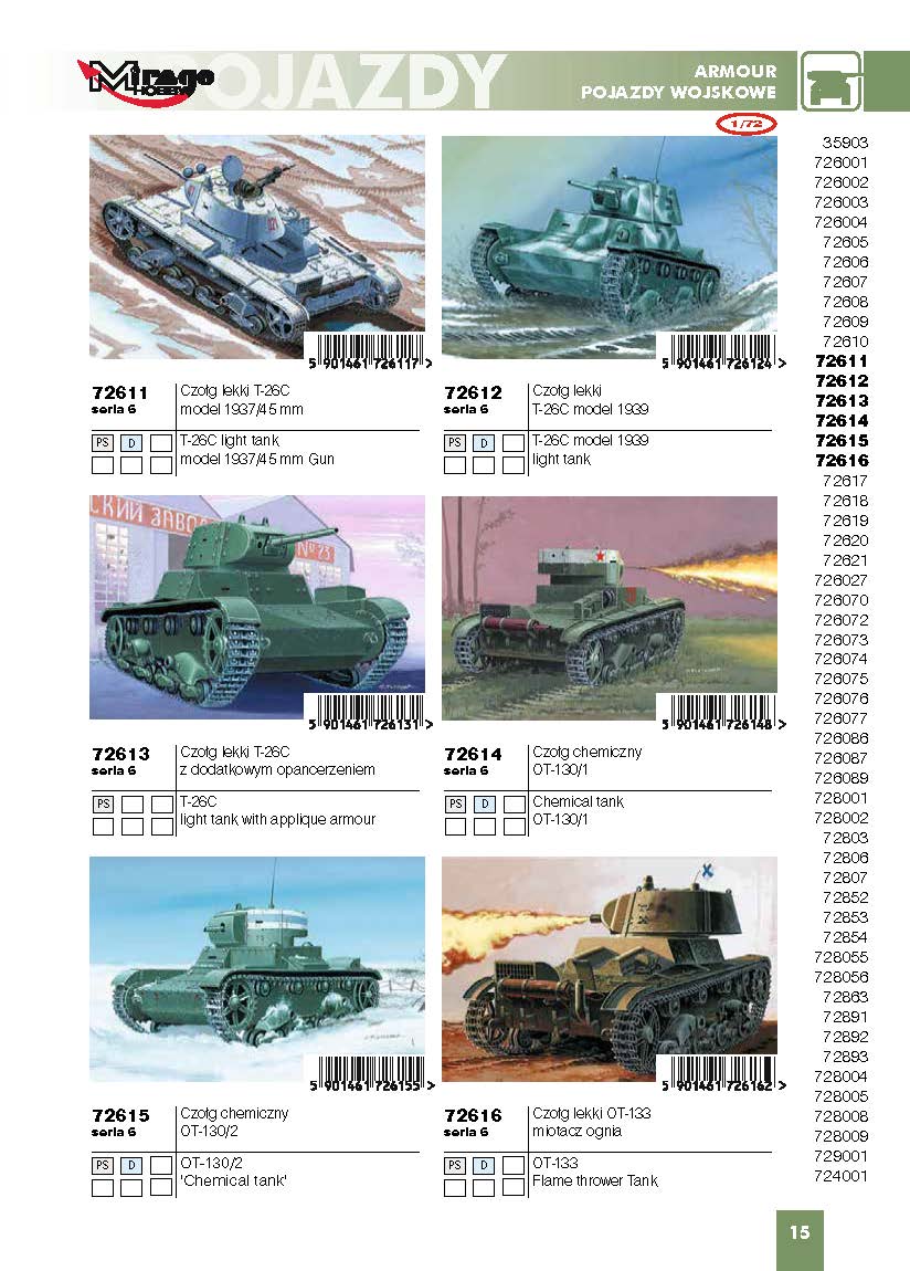 Mirage Hobby 2016 Catalog Page 18
