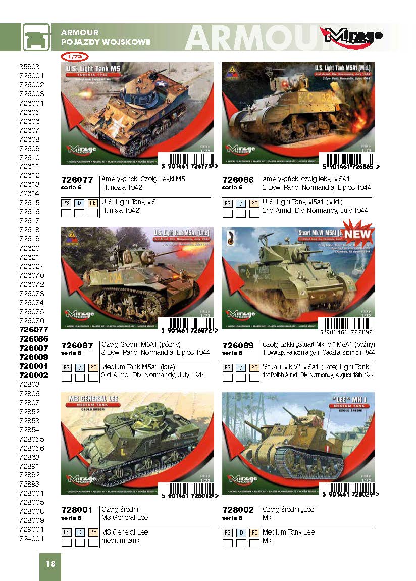Mirage Hobby 2016 Catalog Page 21