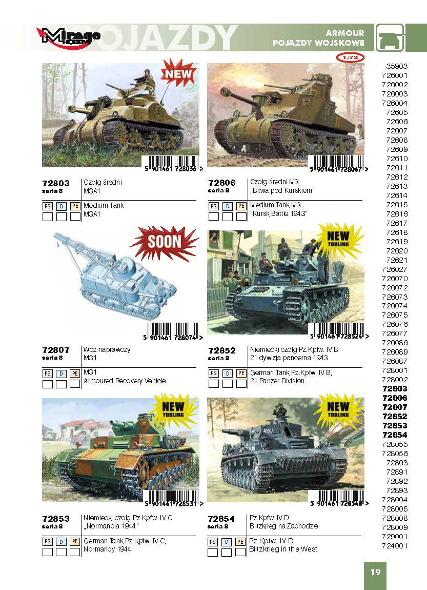 Mirage Hobby 2016 Catalog Page 22