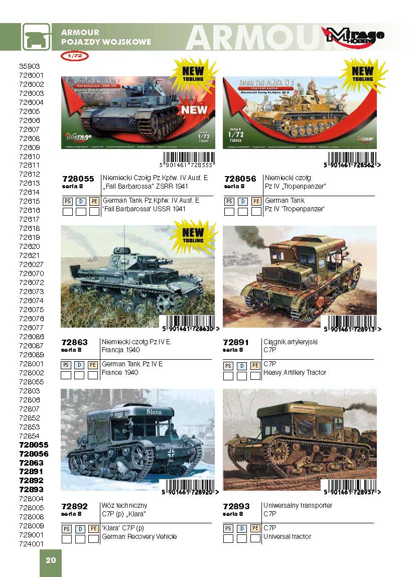 Mirage Hobby 2016 Catalog Page 23