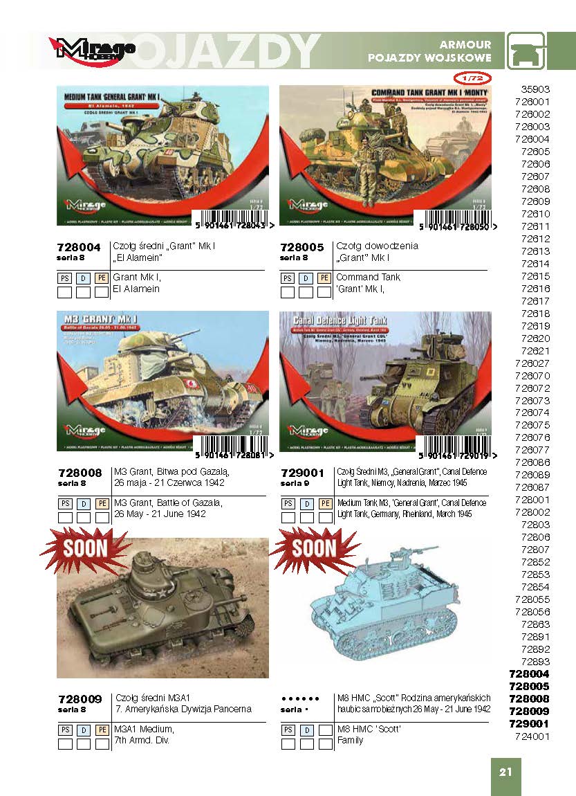 Mirage Hobby 2016 Catalog Page 24