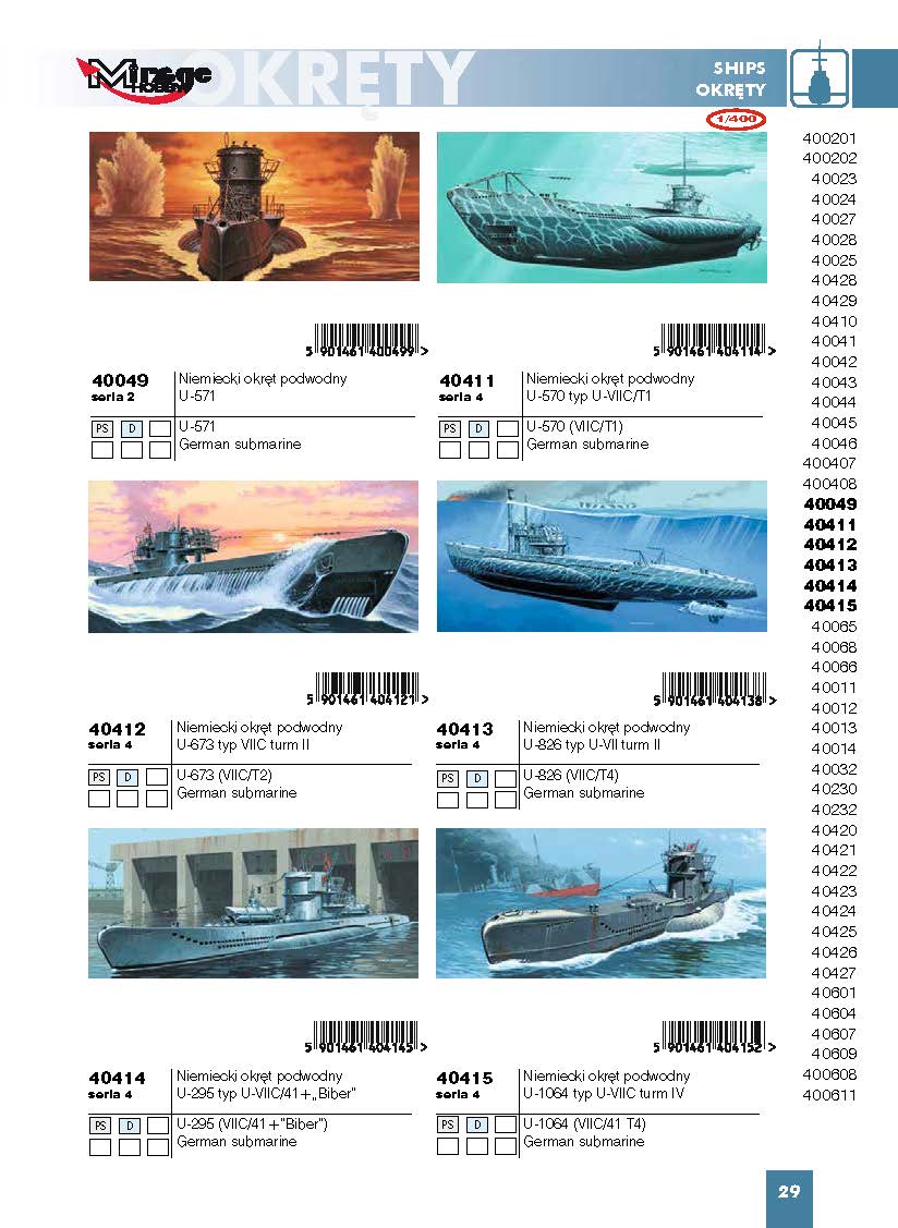 Mirage Hobby 2016 Catalog Page 32