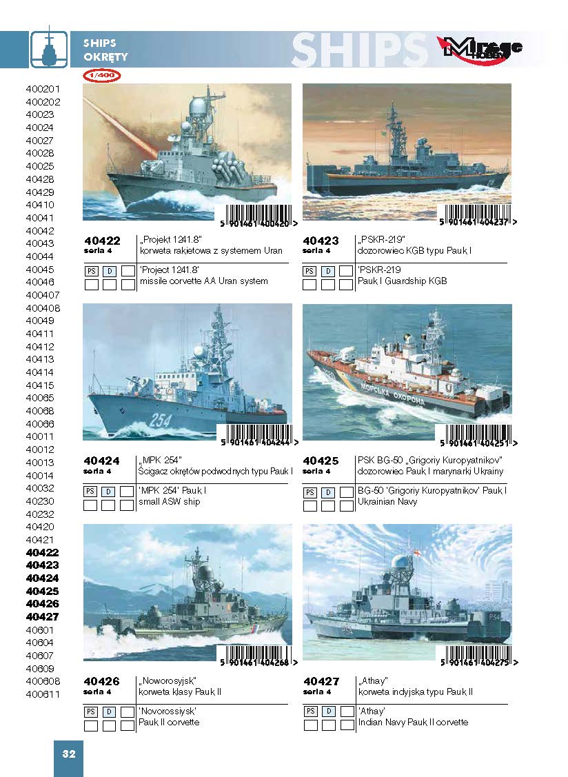 Mirage Hobby 2016 Catalog Page 35