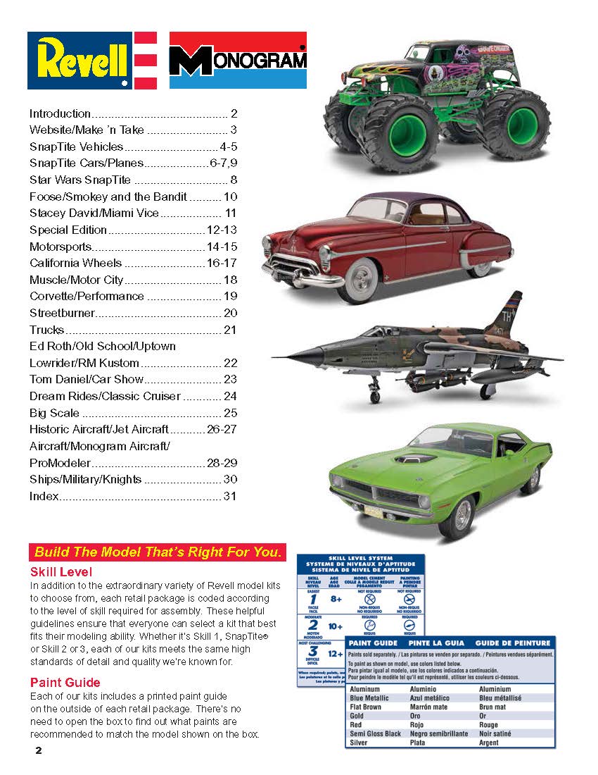 Revell 2014 Catalog Page 3