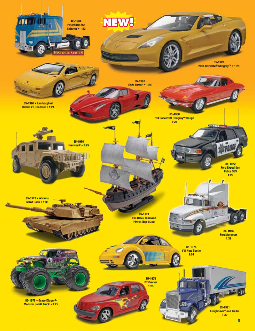 Revell 2015 Catalog Page 9