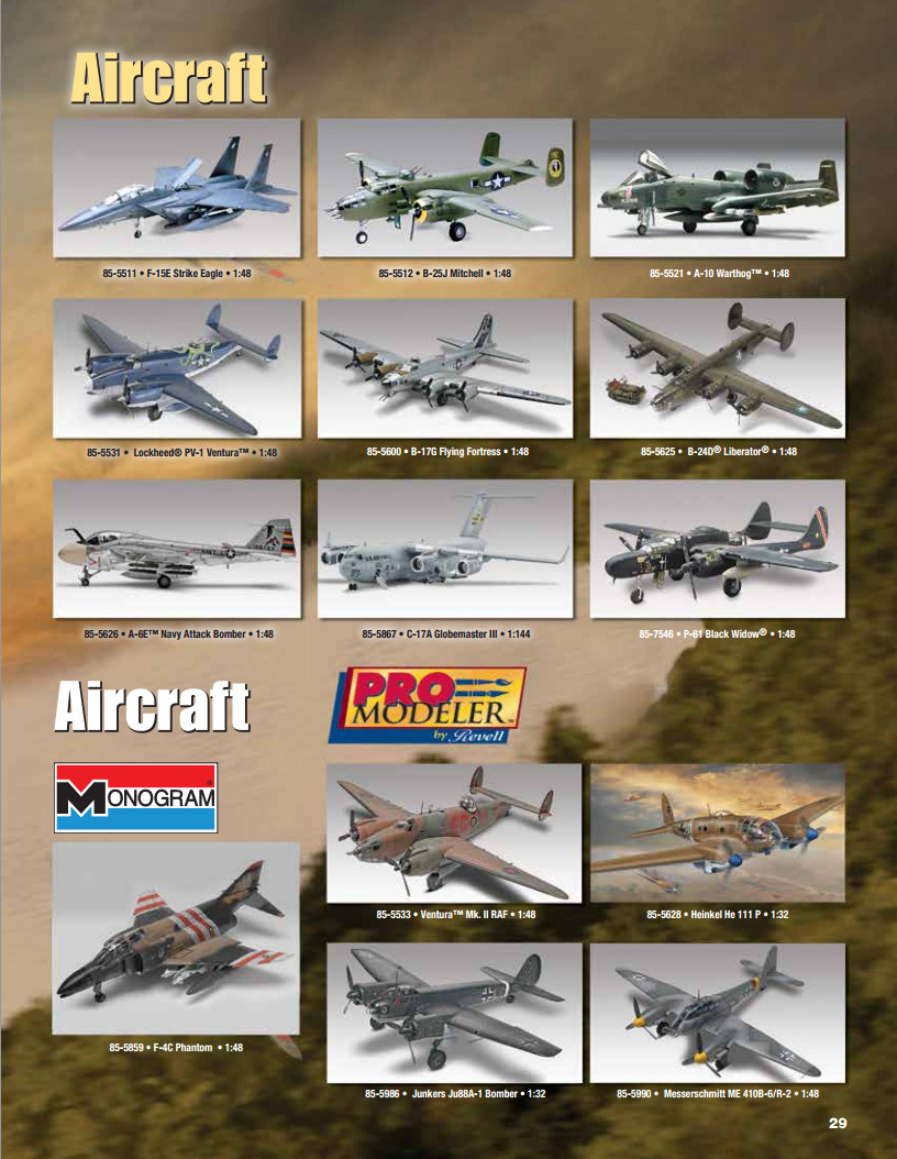 Revell 2015 Catalog Page 29