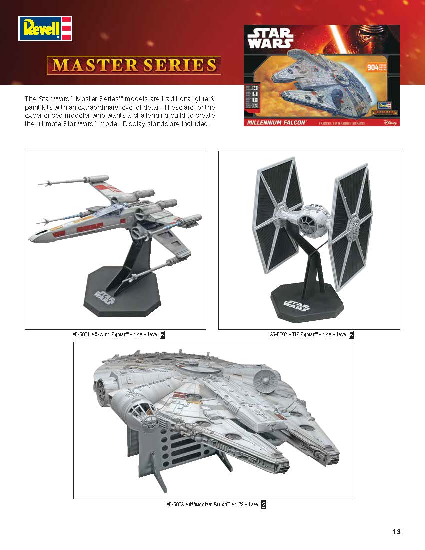 Revell 2016 Catalog Page 13
